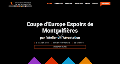 Desktop Screenshot of cee-montgolfieres.com