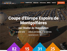 Tablet Screenshot of cee-montgolfieres.com